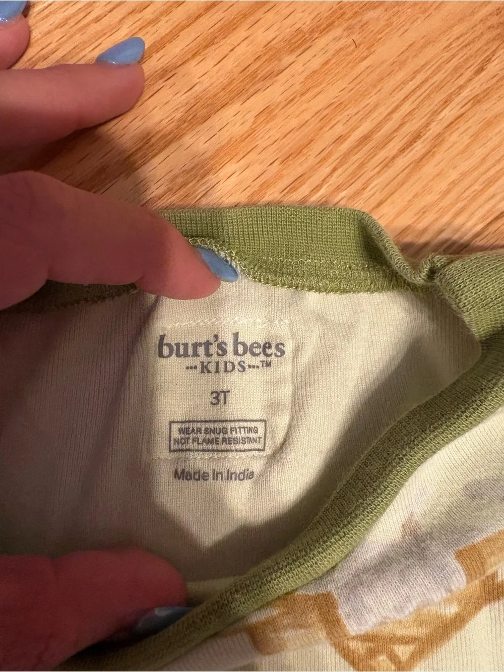 Burt's Bees Baby Yellow & Cream Cotton Pajama Set with Fruit and Puppy Prints